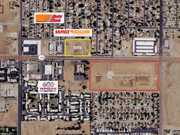Listing Image #1 - Land for sale at 3167 E Palmdale Blvd., Palmdale CA 93550
