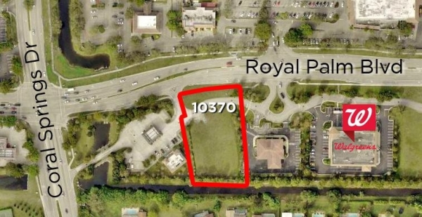 Listing Image #1 - Land for sale at 10370 Royal Palm Blvd, Coral Springs FL 33065 Listing Image #1 - Land for sale at 10370 Royal Palm Blvd, Coral Springs FL 33065