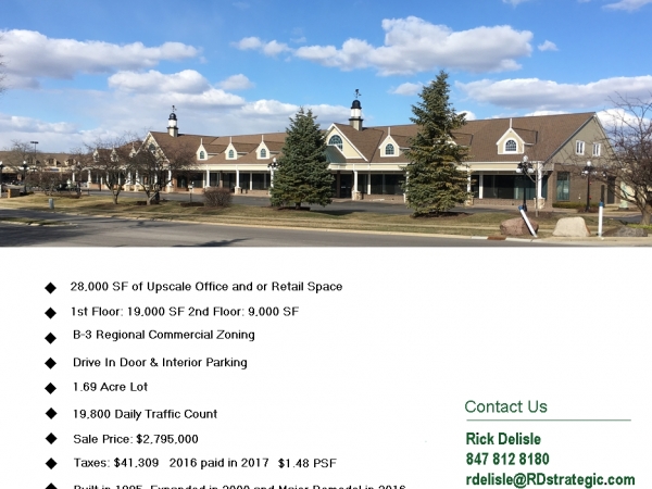 Listing Image #1 - Retail for sale at 540 Cortland, Lake Zurich IL 60047 Listing Image #1 - Retail for sale at 540 Cortland, Lake Zurich IL 60047