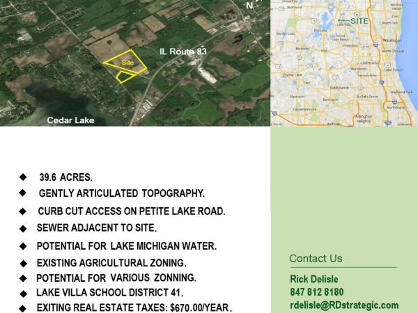 Listing Image #1 - Land for sale at 23688 West Petite Lake Road, Lake Villa IL 60046 Listing Image #1 - Land for sale at 23688 West Petite Lake Road, Lake Villa IL 60046