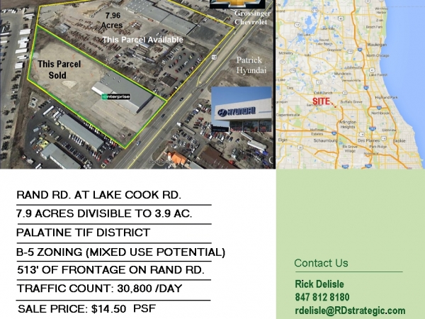 Listing Image #1 - Land for sale at 2234-2240 N. Rand Road, Palatine IL 60074