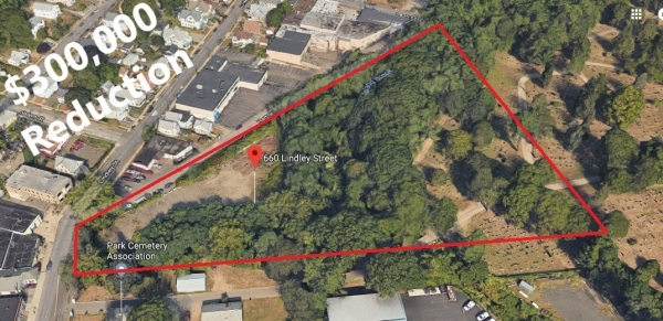 Listing Image #1 - Land for sale at 660 Lindley Street, Bridgeport CT 06606 Listing Image #1 - Land for sale at 660 Lindley Street, Bridgeport CT 06606