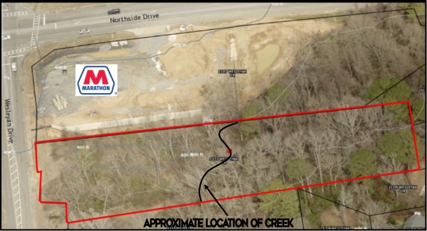 Listing Image #2 - Land for sale at 1171 Wesleyan Drive, Macon GA 31210