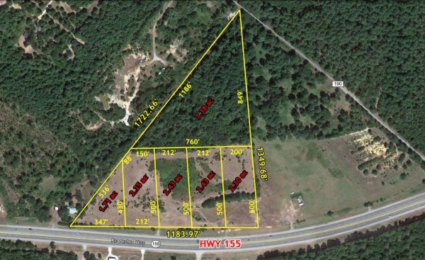 Listing Image #1 - Land for sale at 20768 HWY 155, Flint TX 75762
