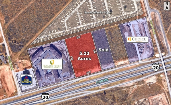 Listing Image #1 - Land for sale at I-20 Frontage, Midland TX 79701