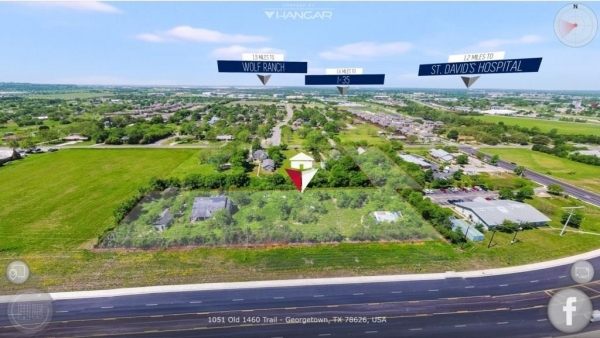 Listing Image #1 - Land for sale at 1051 Old 1460 TRL, Georgetown TX 78626