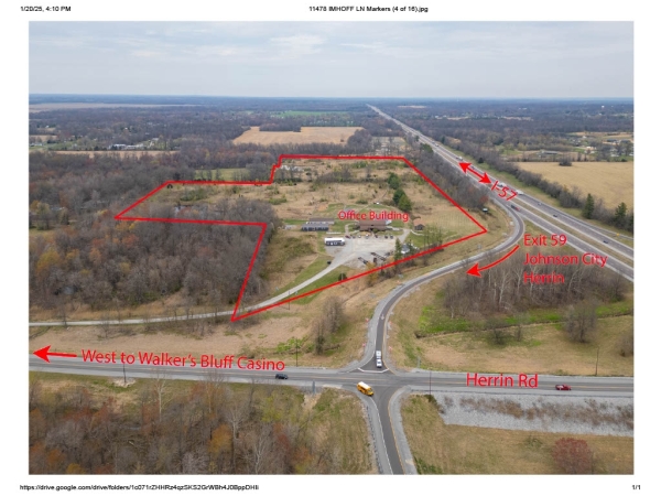 Listing Image #1 - Land for sale at 11478 Imhoff Lane, Johnston City IL 62951