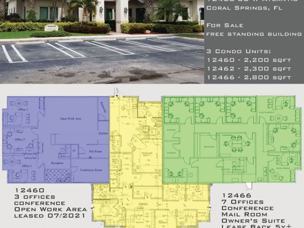 Listing Image #1 - Office for sale at 12460 W Atlantic Blvd, Coral Springs FL 33071