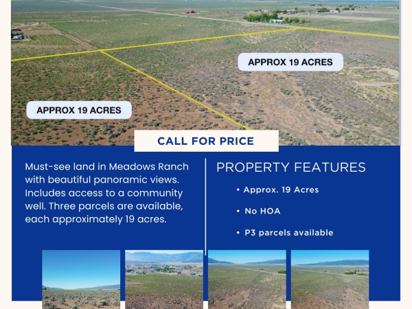 Listing Image #3 - Land for sale at Lot 26 Meadows Ranch (19.37 Ac E of South 5700 W), Cedar City UT 84720