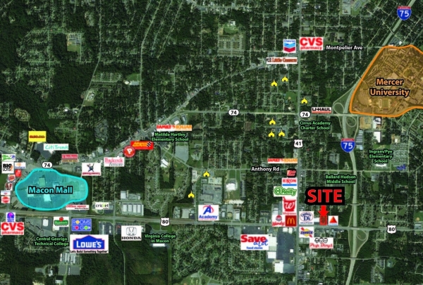 Listing Image #1 - Land for sale at 1103 Eisenhower Pkwy, Macon, GA 31206, USA, Macon GA 31206 Listing Image #1 - Land for sale at 1103 Eisenhower Pkwy, Macon, GA 31206, USA, Macon GA 31206