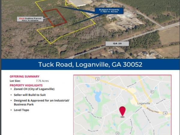 Listing Image #1 - Land for sale at Tuck Road, LOGANVILLE GA 30052