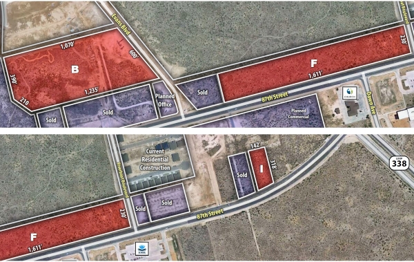 Listing Image #2 - Land for sale at NWC 87th Street & Evans Boulevard, Odessa TX 79765