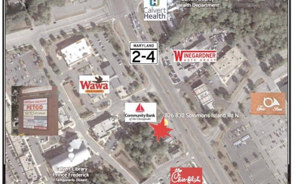 Listing Image #1 - Retail for sale at 826, 830 Solomons Island, Prince Frederick MD 20678 Listing Image #1 - Retail for sale at 826, 830 Solomons Island, Prince Frederick MD 20678