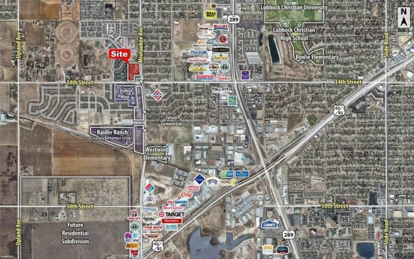 Listing Image #1 - Land for sale at NWQ 34th & Milwaukee, Lubbock TX 79407