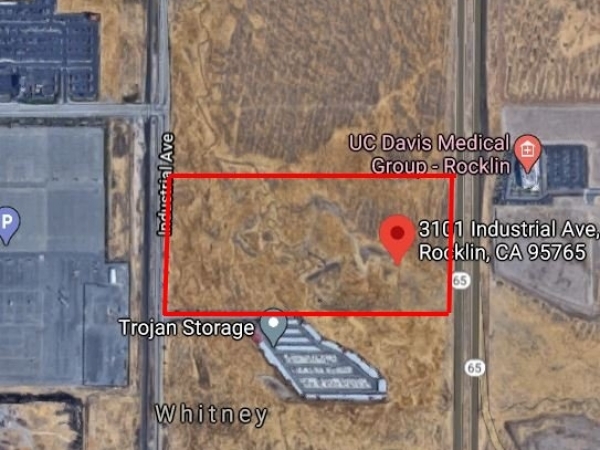 Listing Image #1 - Land for sale at 3101 Industrial Avenue, Rocklin CA 95765