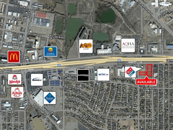Listing Image #2 - Land for sale at 1707 Nelson & I-40 East, Amarillo TX 79103