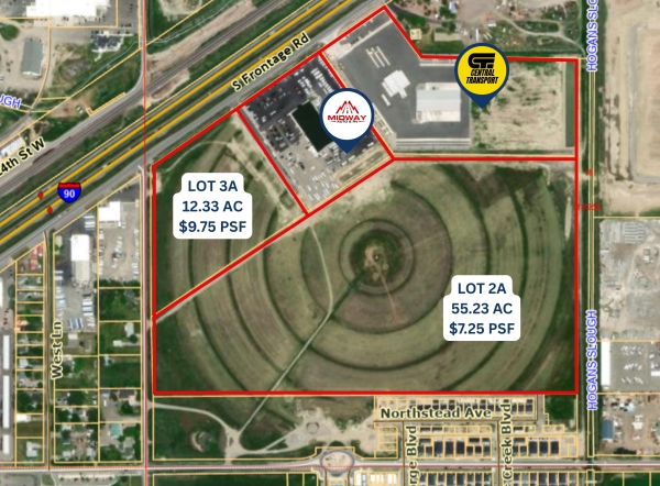 Listing Image #1 - Land for sale at 6132 S Frontage Road Lot 3A, Billings MT 59101