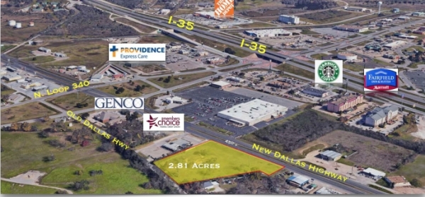Listing Image #1 - Land for sale at 2.81 Acres New Dallas Highway, Waco TX 76705