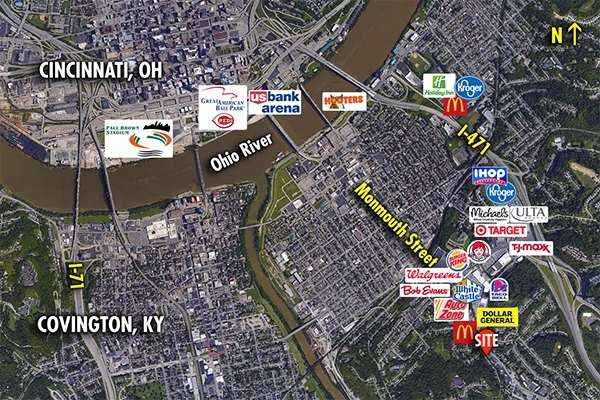 Listing Image #1 - Retail for sale at 2100 Monmouth Street (US 27), Newport KY 41071