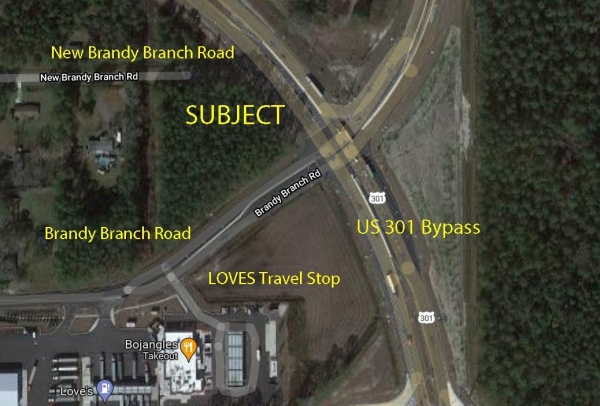 Listing Image #1 - Land for sale at BRANDY BRANCH ROAD AT HIGHWAY US 301, Jacksonville FL 32234