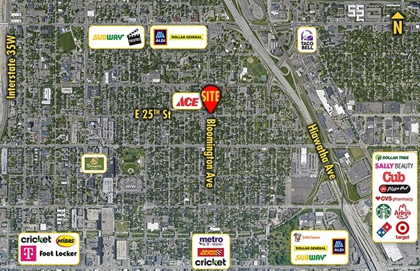 Listing Image #1 - Retail for sale at 2445 Bloomington Ave, Minneapolis MN 55404