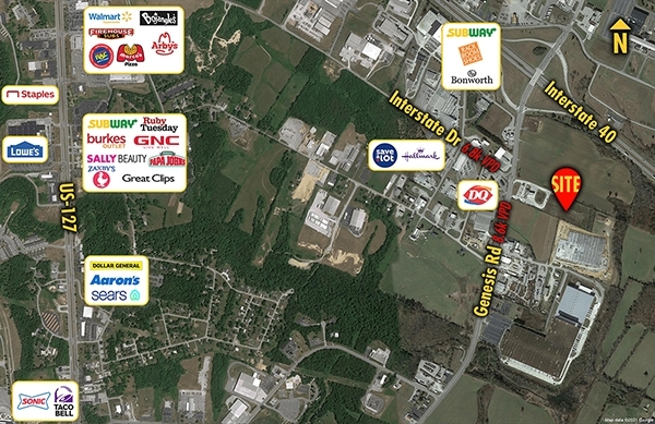 Listing Image #1 - Retail for sale at 1858 Genesis Road (back parcel), Crossville TN 38555