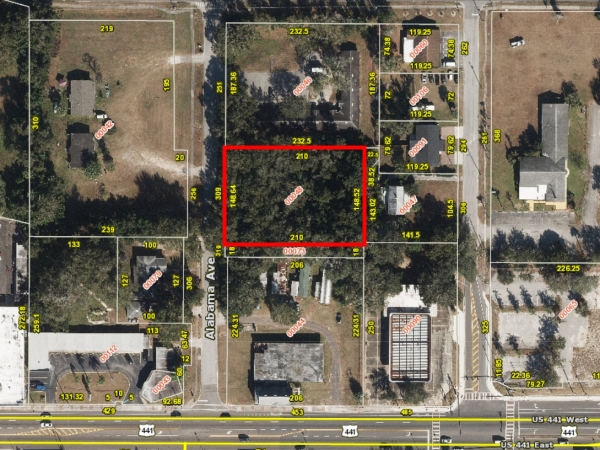 Listing Image #1 - Land for sale at 309 Alabama Ave - SOLD, Apopka FL 32703