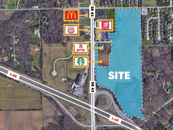 Listing Image #1 - Land for sale at State Road 43 & I-65, West Lafayette IN 47906
