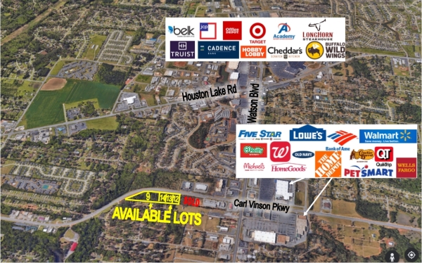 Listing Image #1 - Land for sale at Carl Vinson Parkway Lot 9,12,13,14, Warner Robins GA 31088