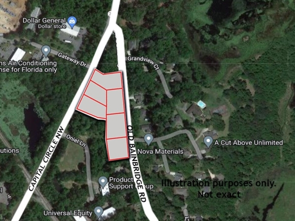 Listing Image #1 - Land for sale at Old Bainbridge & Capital Circle NW lots 2,3,4,5,6,7, Tallahassee FL 32303