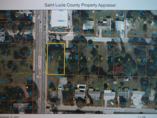 Listing Image #1 - Land for sale at 1402 S 25th S Street, Fort Pierce FL 34950