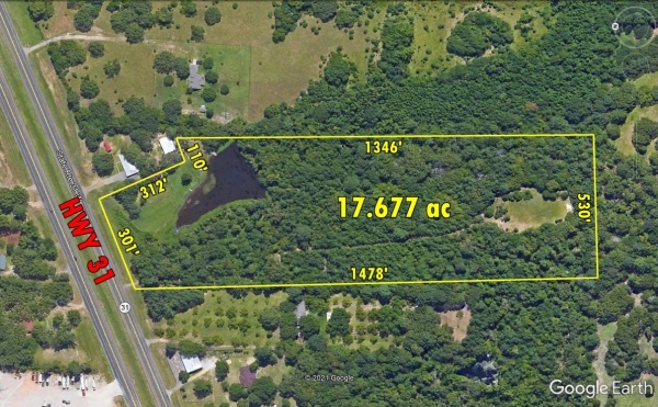 Listing Image #1 - Land for sale at 15733 HWY 31, Tyler TX 75709