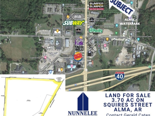 Listing Image #1 - Land for sale at Squires Street, Alma AR 72921