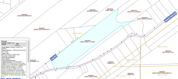 Listing Image #1 - Land for sale at 7299 Bayou Paul Rd, Saint Gabriel LA 70776