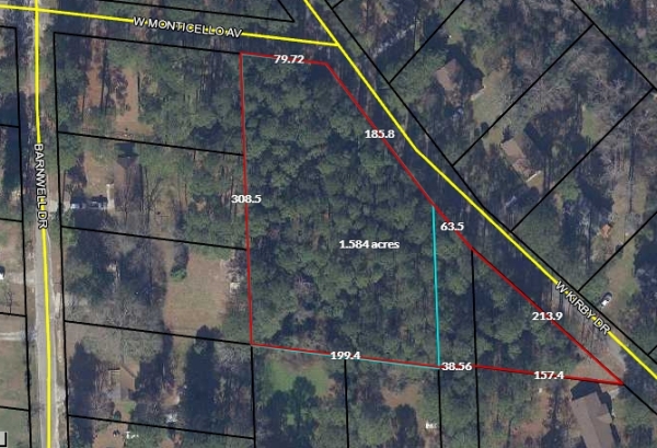 Listing Image #2 - Land for sale at W Kirby Dr & Monticello Ave, Florence SC 29501