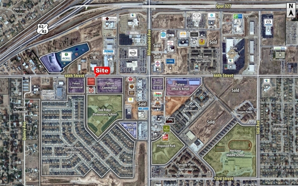 Listing Image #2 - Land for sale at SEC 66th Street & Oak Ridge Avenue, Lubbock TX 79424