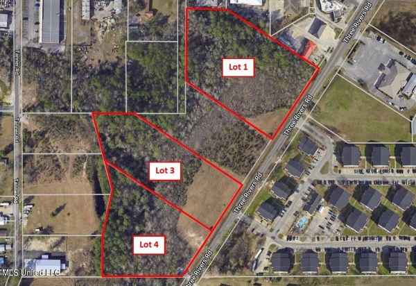 Listing Image #1 - Land for sale at Lot 4 Three Rivers Road, Gulfport MS 39503