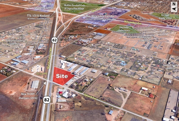 Listing Image #1 - Land for sale at SEC Marsha Sharp FWY & Upland Ave, Lubbock TX 79407