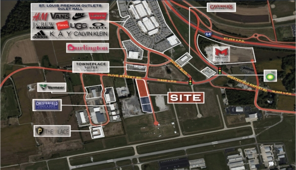 Listing Image #1 - Land for sale at 677 Spirit Airpark W Dr, Chesterfield MO 63005