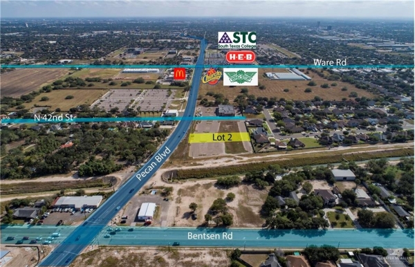 Listing Image #1 - Land for sale at W Pecan Blvd, Lot 2, McAllen TX 78501