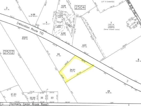 Listing Image #1 - Land for sale at L:24.01 Route 73, Berlin NJ 08009