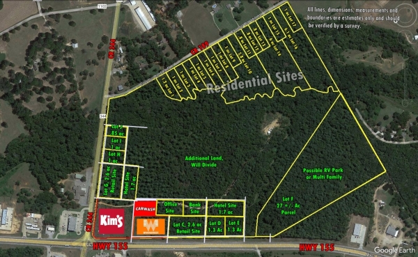 Listing Image #1 - Land for sale at 20175 S Hwy 155 Lot D, Flint TX 75762