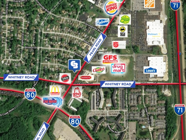 Listing Image #2 - Land for sale at 9032 Pearl Road, Strongsville OH 44136