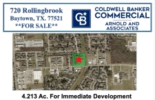 Listing Image #1 - Land for sale at 720 Rollingbrook Dr, Baytown TX 77521