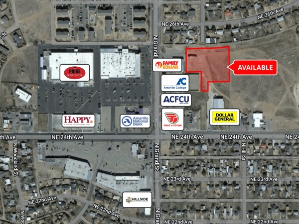 Listing Image #1 - Land for sale at 3601 NE 24th Ave - B, Amarillo TX 79107