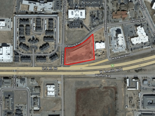 Listing Image #1 - Land for sale at Amarillo Blvd W & Research, Amarillo TX 79106