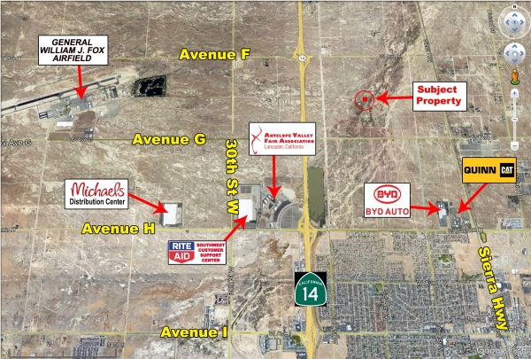 Listing Image #2 - Land for sale at Avenue F-8 & 15th St West, Unincorporated Area of Lancaster CA 93536