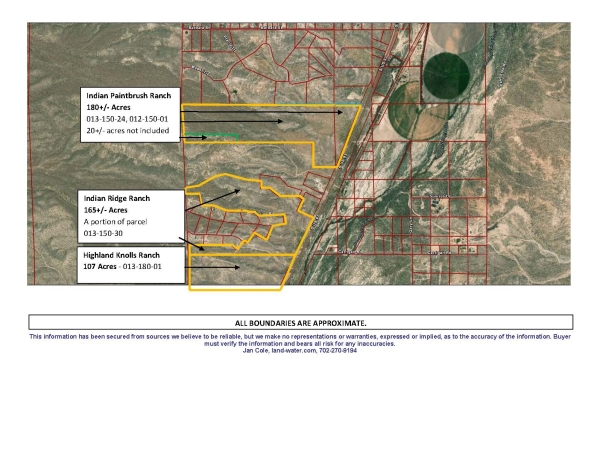 Listing Image #1 - Land for sale at Highway 93 - 180 Acres, Caliente NV 89008