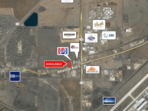 Listing Image #1 - Land for sale at 7951 Amarillo Blvd E, Amarillo TX 79107