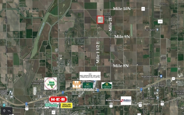 Listing Image #3 - Land for sale at N. Mile 1 1/2E, Mercedes TX 78570